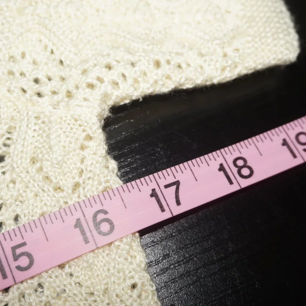 Vintage 80s Crochet Knit Top - Picture 5 of 6